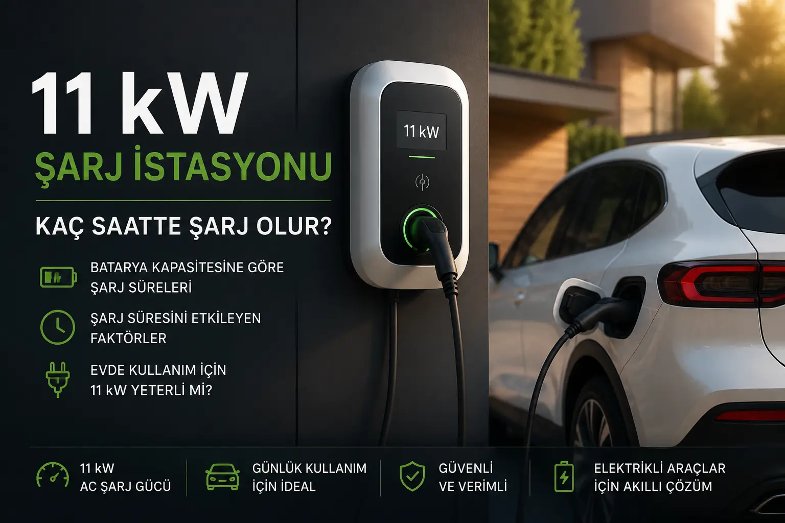11 kW Şarj İstasyonu Ne Kadar Sürede Şarj Eder?