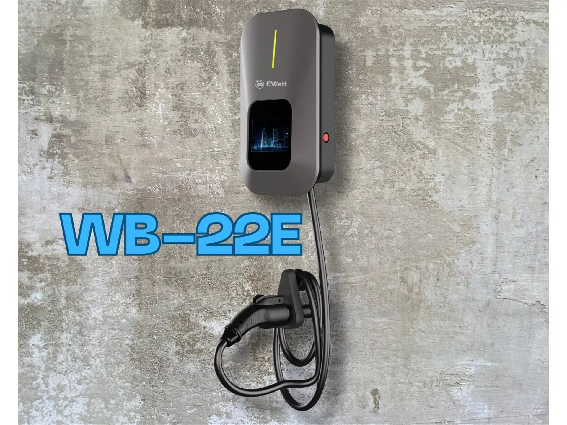 EWatt 22kW Ekranlı Wallbox